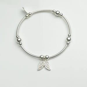 Double Angel Wing Noodle Bracelet